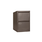 Steel Storage Vertical Pedestal 2 Drawer Metal File Cabinet Customized