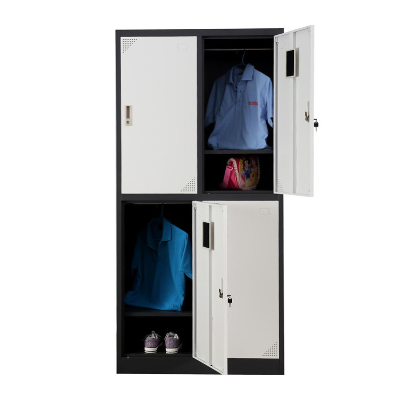 Four Doors Steel Metal Smart Parcel Lockers Commercial Furniture